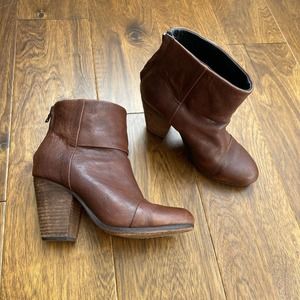 Rag & Bone Classic Newbury brown leather ankle boots size 7